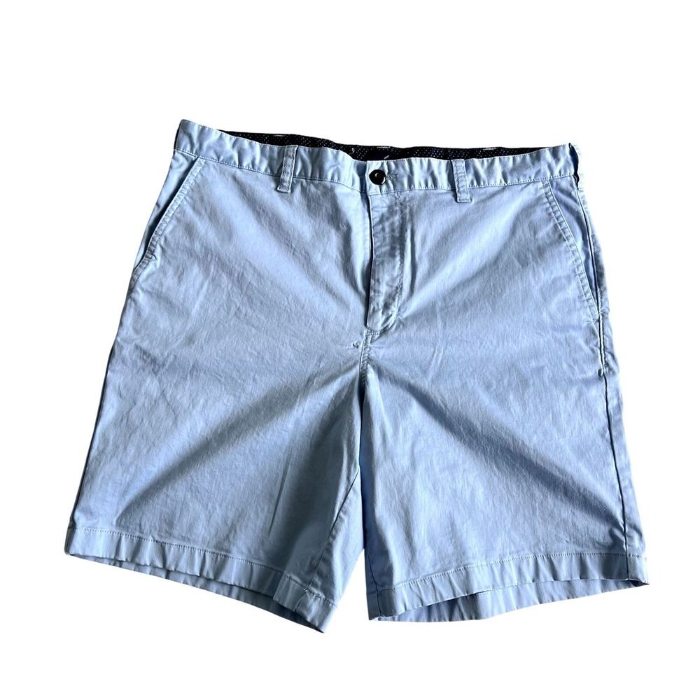 Daniel Hechter Paris Mens Cotton Chino Shorts Light Blue Size 38